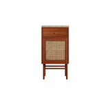 093 Reol Model Sengebord Mål H65 B35 D30 Mahogni