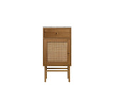 093 Reol Model Sengebord Mål H65 B35 D30 Valnød