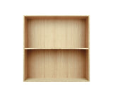 002 Reol Hel Vandret mellemside Mål H70 B70 D21 / 30 / 34,5 Bambus