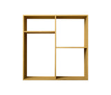 004 Reol Hel Room Divider Mål H70 B70 D34,5 Eg