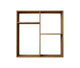 004 Shelf Whole Room Divider Dimensions H70 W70 D34.5 Walnut