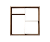 004 Shelf Whole Room Divider Dimensions H70 W70 D34.5 Walnut