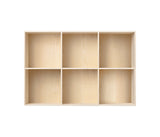 005 Shelf 105 Vertical middle side Dimensions H70 W104.4 D30 / 34.5 Ash