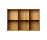 005 Shelf 105 Vertical middle side Dimensions H70 W104.4 D30 / 34.5 Bamboo