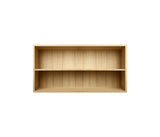 008 Reol Halv Vandret m. hel hylde Mål H35 B70 D21 / 30 / 34,5 Eg