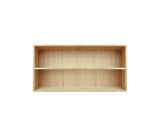 008 Bookcase Half Horizontal with full shelf Dimensions H35 W70 D21 / 30 / 34.5 Bamboo