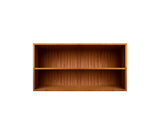 008 Bookcase Half Horizontal with full shelf Dimensions H35 W70 D21 / 30 / 34.5 Mahogany