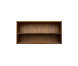 008 Bookcase Half Horizontal with full shelf Dimensions H35 W70 D21 / 30 / 34.5 Walnut