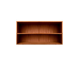 008 Bookcase Half Horizontal with full shelf Dimensions H35 W70 D21 / 30 / 34.5 Mahogany