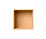 010 Bookcase Quarter Dimensions H35 W35 D21 / 30 / 34.5 Beech