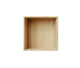 010 Bookcase Quarter Dimensions H35 W35 D21 / 30 / 34.5 Bamboo