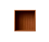 010 Bookcase Quarter Dimensions H35 W35 D21 / 30 / 34.5 Mahogany