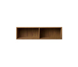 011 Bookcase Half Hallway with middle side Dimensions H18 W70 D21 / 30 Walnut