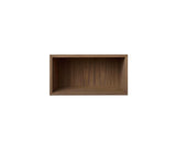 012 Bookcase Quart Hallway Dimensions H18 B35 D21 / 30 Walnut