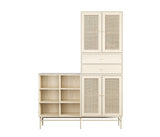 102 Shelf Model Wardrobe Dimensions H195 W140 D34.5 Ash
