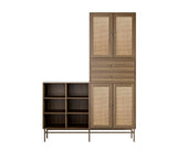 102 Shelf Model Wardrobe Dimensions H195 W140 D34.5 Walnut
