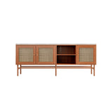 112 Bookcase Model TV bookcase Dimensions H55 W140 D34.5 Mahogany