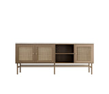 112 Reol Model TV reol Mål H55 B140 D34,5 Valnød