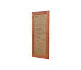 017 Door Rattan Large Size H67 W33 D1.2 Mahogany