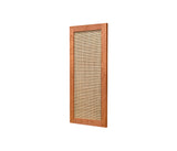 017 Door Rattan Large Size H67 W33 D1.2 Mahogany