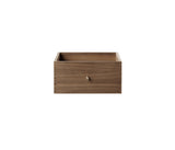 025 Drawer Large Dimensions H16 W33 D30 / 34.5 Walnut