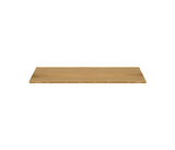 028 Shelf Full Dimensions H1.2 W67 D21 / 30 / 34.5 Bamboo