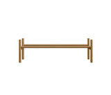 032 Frame Full Dimensions H20 B68 D25 Walnut