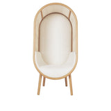 055 Stol Cocoon Lounge Stol Mål H143 B70 D74