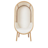 055 Stol Cocoon Lounge Stol Mål H143 B70 D74