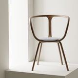 054 Stol Cocoon Spisebord stol Smoked Oak Mål H80 B60 D52