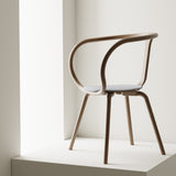 054 Stol Cocoon Spisebord stol Smoked Oak Mål H80 B60 D52