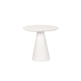 065 Bord Cloud Side Bord Højt Ø70 Soft White Mål H60 B70 D70 Bordplade: Malet Træ; Stel: Pulverlakeret stål