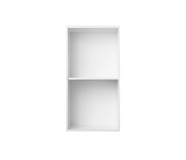006 Bookcase Half Vertical Dimensions H70 W35 D30 / 34.5 White painted (STOCK SALE)
