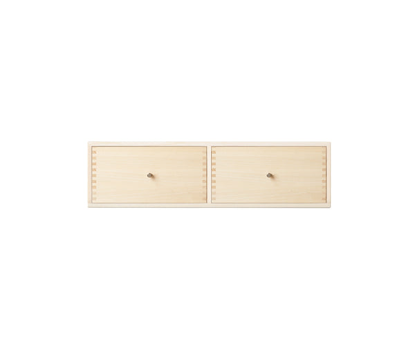 097 Bookcase Model Hallway w. Drawers Dimensions H18 W70 D30 Ash