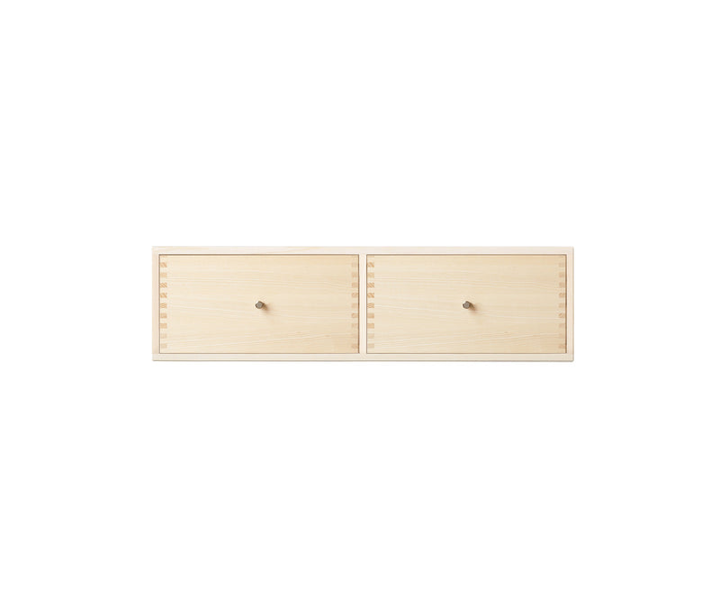 097 Bookcase Model Hallway w. Drawers Dimensions H18 W70 D30 Ash
