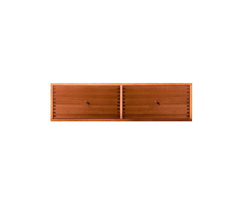 097 Bookcase Model Hallway w. Drawers Dimensions H18 W70 D30 Mahogany