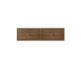 097 Bookcase Model Hallway w. Drawers Dimensions H18 W70 D30 Walnut