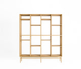 106 Bookcase Model Room Divider 2x2 Dimensions H160 B140 D34.5 Oak