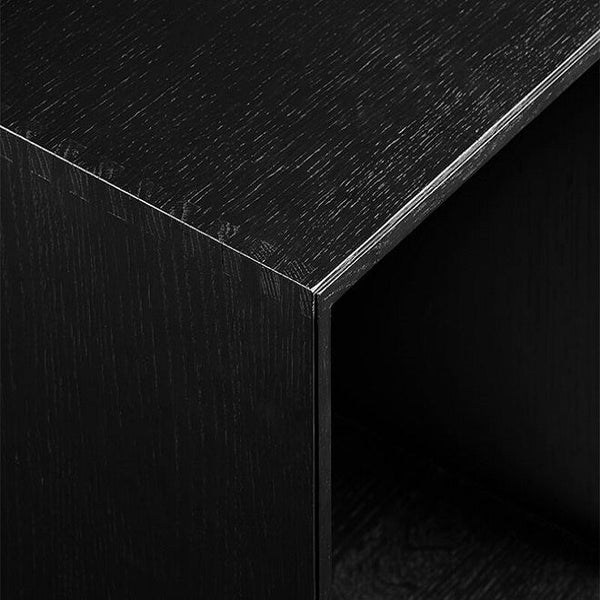 026 Drawer Wide Dimensions H16 W67 D30 / 34.5 Ash Black Stained