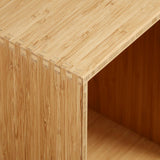102 Bookcase Model Wardrobe Dimensions H195 B140 D34.5 Bamboo