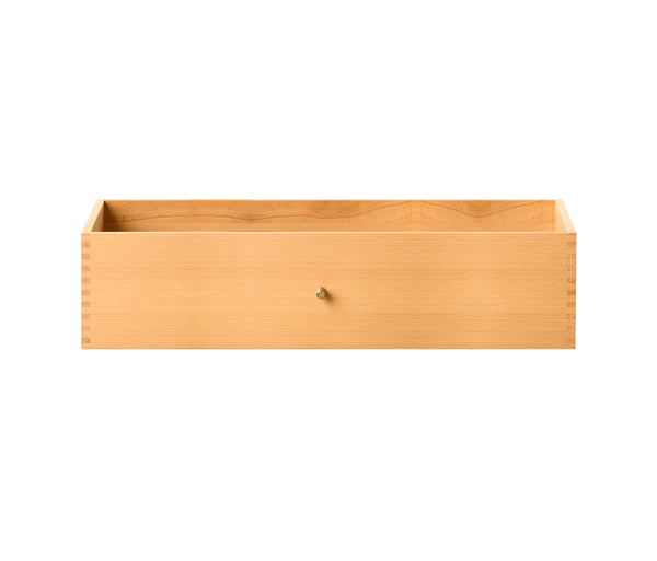 026 Drawer Wide Dimensions H16 W67 D30 / 34.5 Beech