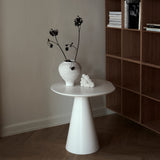 118 Table Cloud Side Table High Cloudy Grey Ø70 Dimensions H60 W70 D70 Table top: Painted Wood; Frame: Powder coated steel